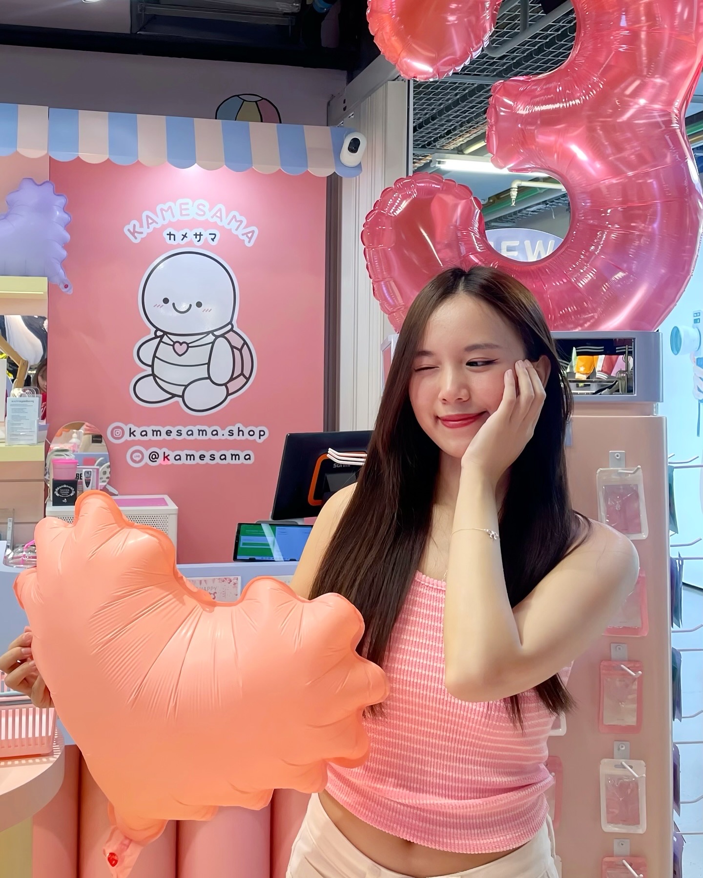 Kamesama shop mascot wall Siam Square